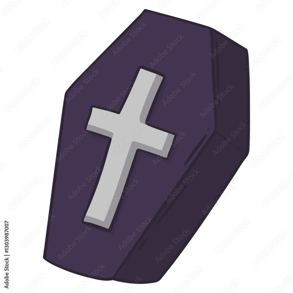 Obraz premium Cute Halloween Element. Vector Illustration in Cartoon Design.