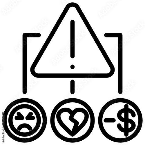 Risk Factor Outline Icon