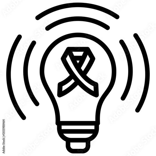 Awareness Outline Icon