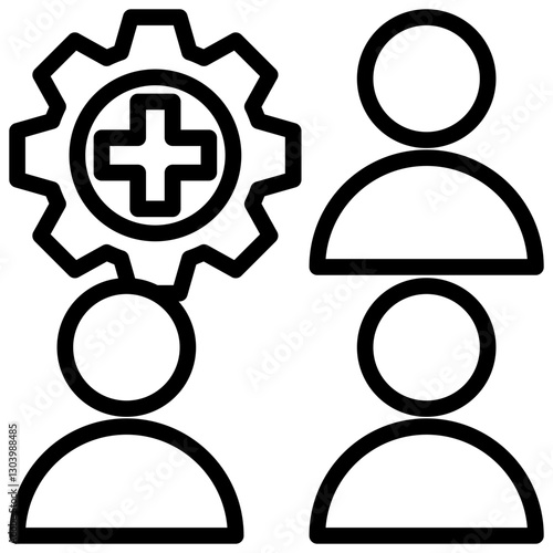 Vaccination Outline Icon