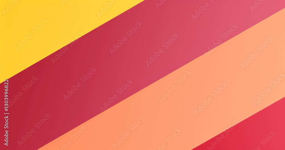 Abstract design featuring diagonal stripes in yellow, red, and peach hues. Abstract design featuring diagonal stripes in yellow, red, and peach hues.