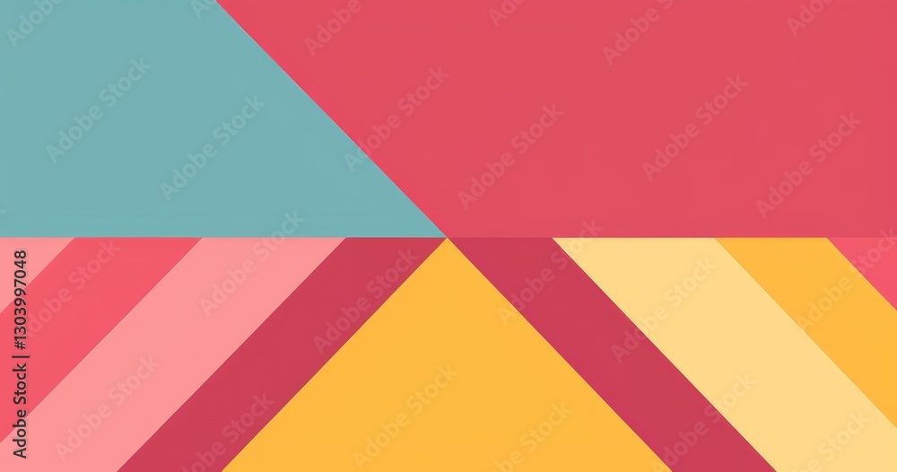 Abstract geometric design featuring vibrant colors and shapes. Abstract geometric design featuring vibrant colors and shapes.