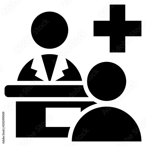 Patient Education Glyph Icon
