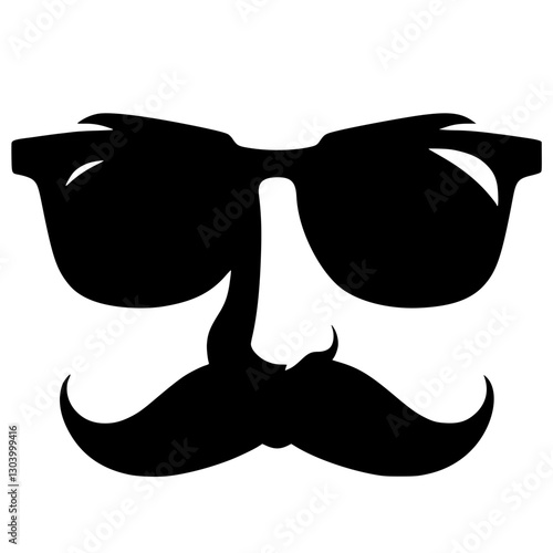 Big boss logo silhouette