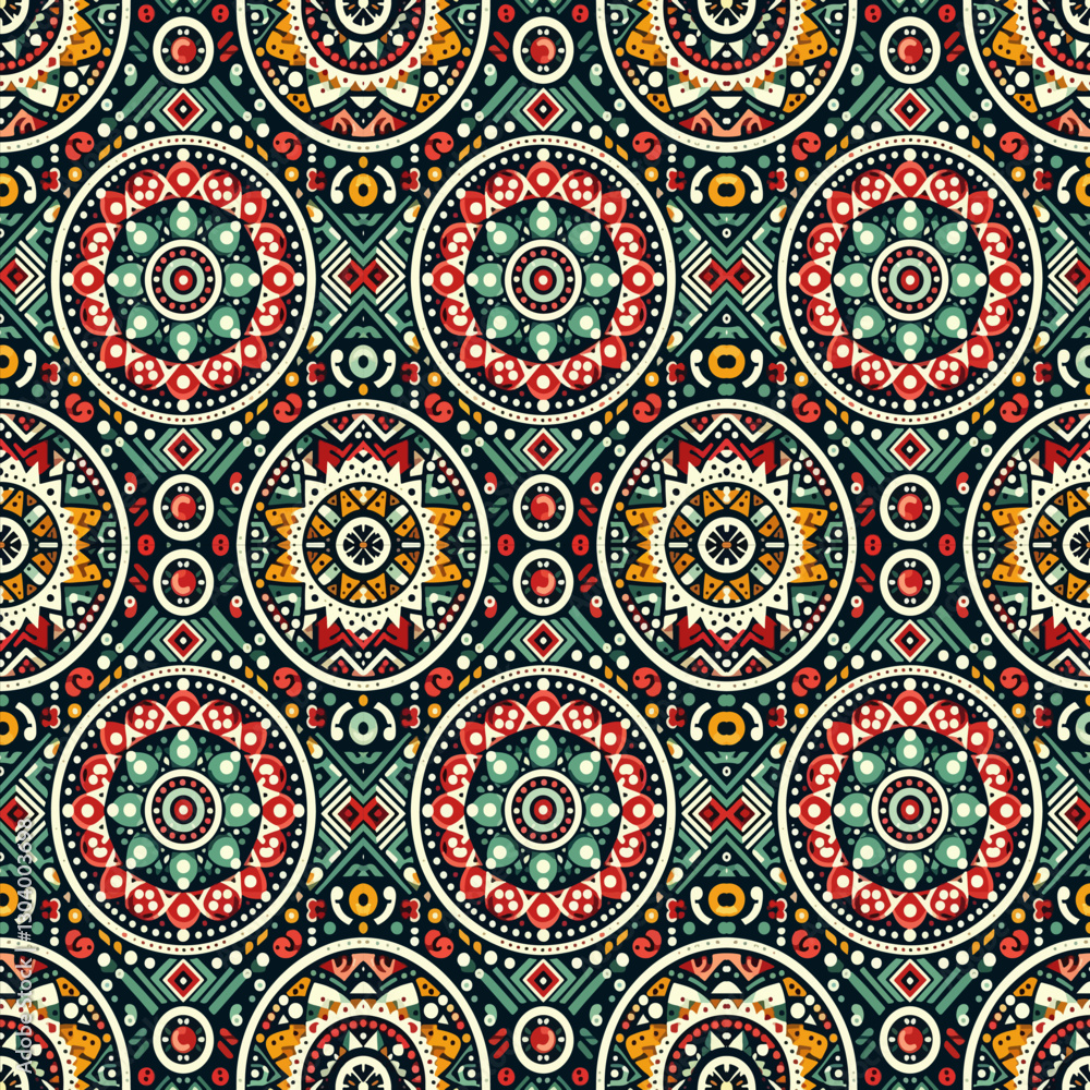abstract seamless pattern with circles abstract seamless pattern with circles
