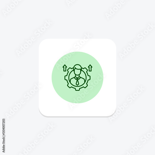 Personal Development pentaglow, vector, pixel perfect, illustrator file