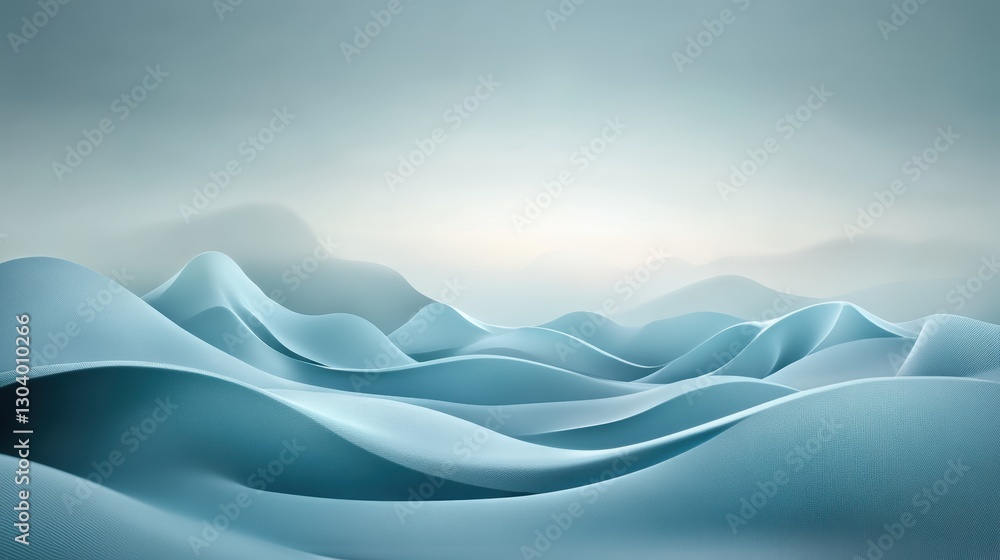 Abstract blue waves background, a serene and calming backdrop for design projects Abstract blue waves background, a serene and calming backdrop for design projects