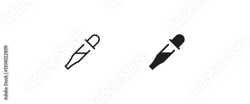 eye drop icon , eyedropper, Eye drops line icon. Nasal drops, medical, contact lenses line icons set, editable stroke isolated on white, linear vector outline illustration, symbol logo design style