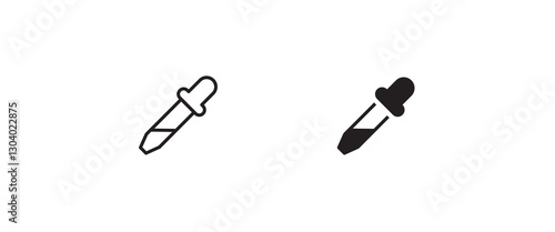 eye drop icon , eyedropper, Eye drops line icon. Nasal drops, medical, contact lenses line icons set, editable stroke isolated on white, linear vector outline illustration, symbol logo design style