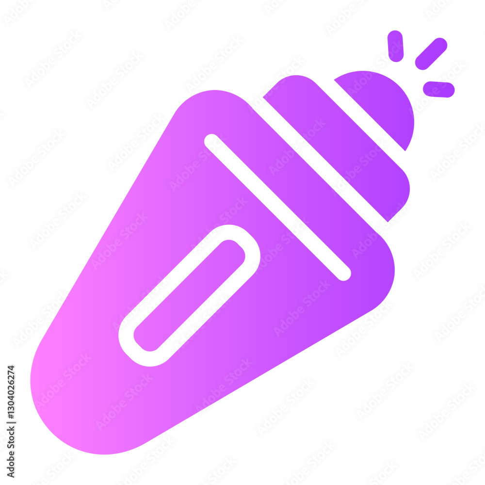 laser pointer Gradient icon laser pointer Gradient icon