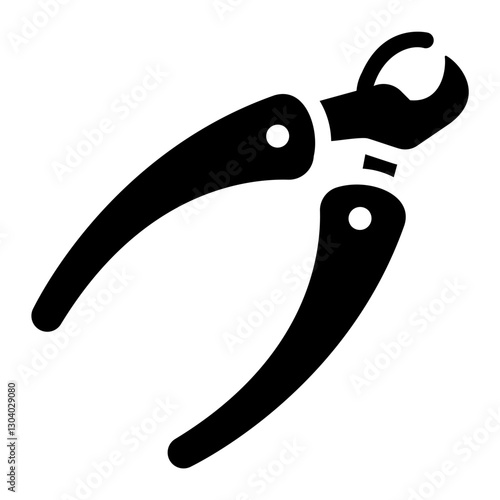 nail clippers Solid icon