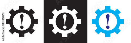 Icons related to information.  Isolated on white and black background. Vector illustration. EPS 10