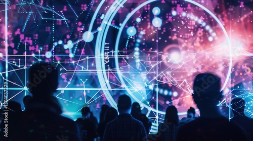 Mastering Technology - Themed Event Background Design: A Creative Odyssey