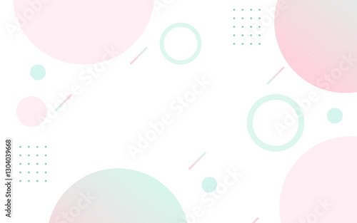 geometric pastel abstract background, pink and green colorful,memphis,vector eps 10