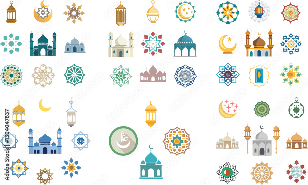 Fototapeta premium A diverse Vector set Illustrator Artwork Design