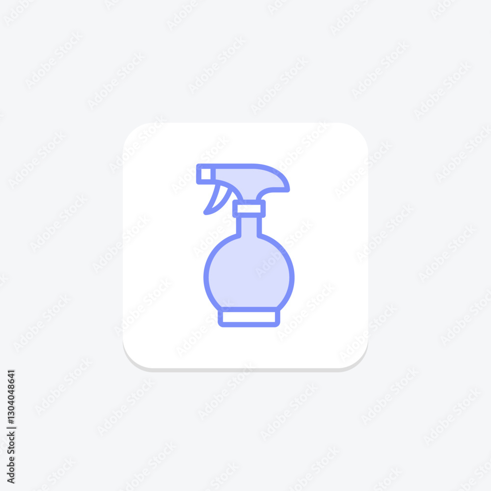 Spray duotone line icon, vector, pixel perfect, illustrator file Spray duotone line icon, vector, pixel perfect, illustrator file