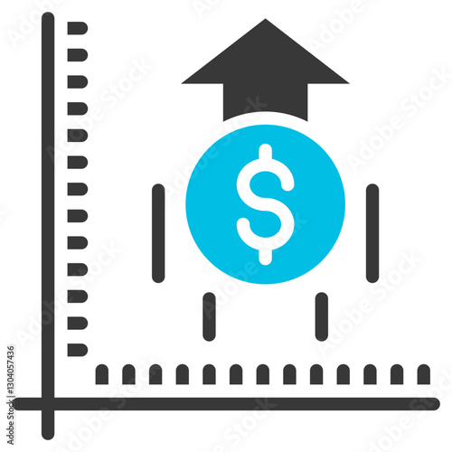 Accelerator Glyph Blue Grey Icon