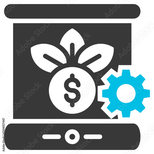 Incubator Glyph Blue Grey Icon