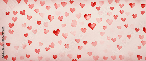 watercolor heart pattern, r...