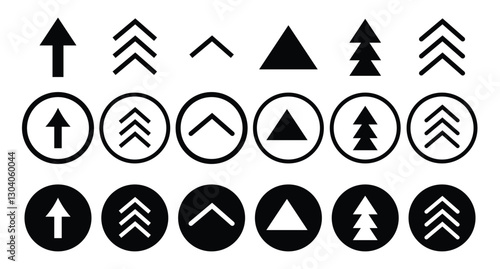 Swipe up icon set. Up arrow button symbol. Swipe Up icons for social media stories. Scroll arrow up icon sign - upload icon button, send, export icons
