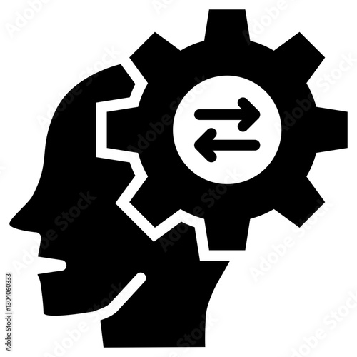Adaptation Glyph Icon