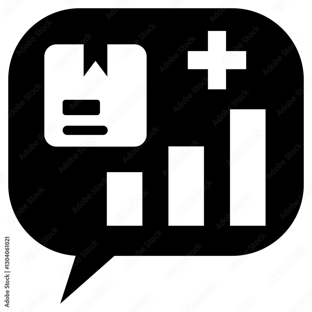 Obraz premium Demand Glyph Icon