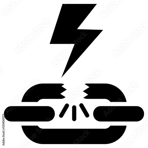 Disruption Glyph Icon