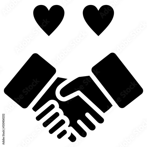 Engagement Glyph Icon