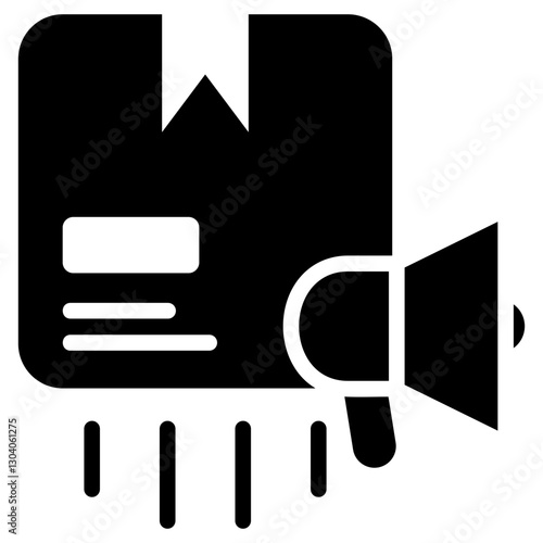 Product Launch Glyph Icon
