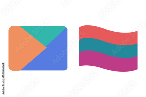 vector illustration of a pie chart icon