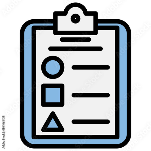 Differentiation Blue Black Icon