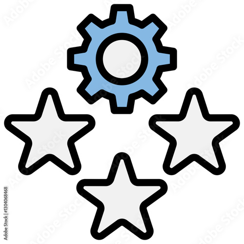 Experience Blue Black Icon