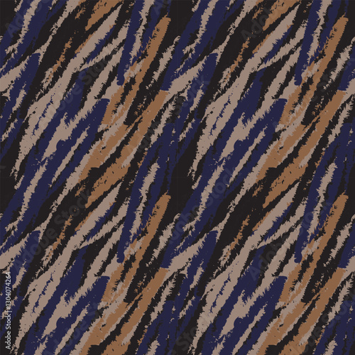 Neutral Colour Abstract Brush Strokes Seamless Pattern Design