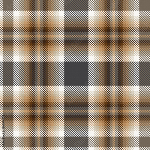 Neutral Colour Ombre Plaid textured Seamless Pattern