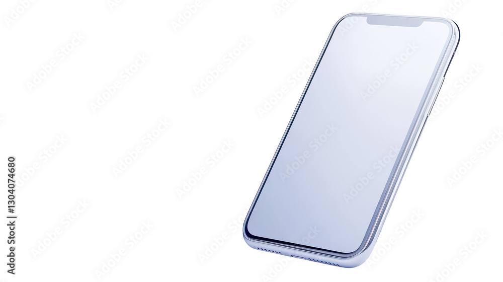 Modern luxury smartphone on black background