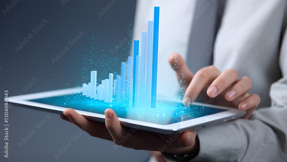 Data analysis action business office digital display modern environment close-up view innovation concept Data analysis action business office digital display modern environment close-up view innovation concept