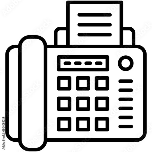 Photos Fax Machine  Icon