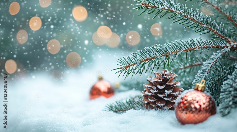 Festive New Year Christmas Tree Background for Holiday Celebrations and Greetings Festive New Year Christmas Tree Background for Holiday Celebrations and Greetings