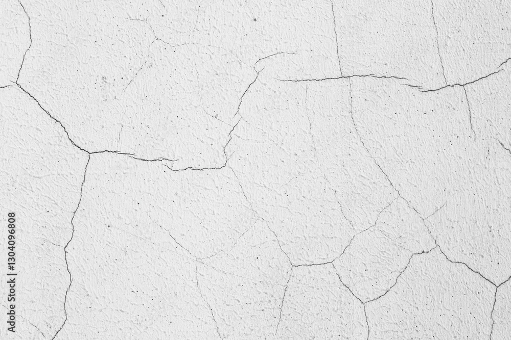 Obraz premium Old wall with cracked plaster. Weathered rough surface. Vintage texture is perfect for background and design.