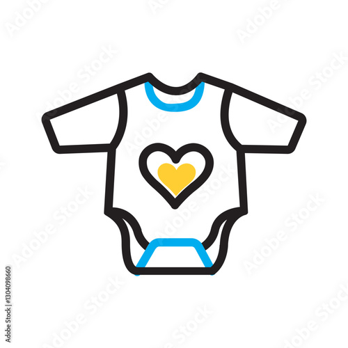 Vector multi color icon for Rompers
