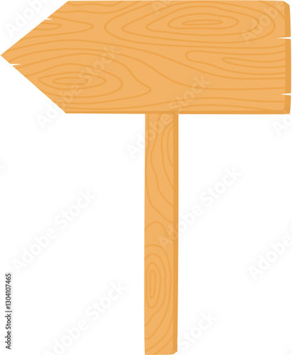 Blank sign wooden board