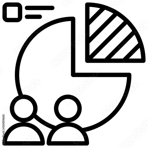 Customer Segmentation Outline Icon