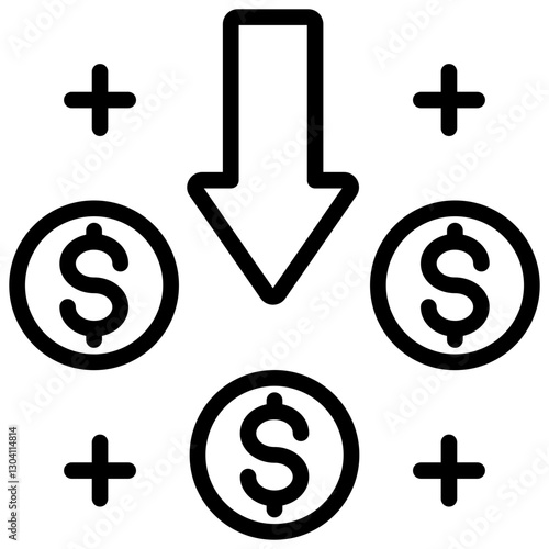 Income Outline Icon