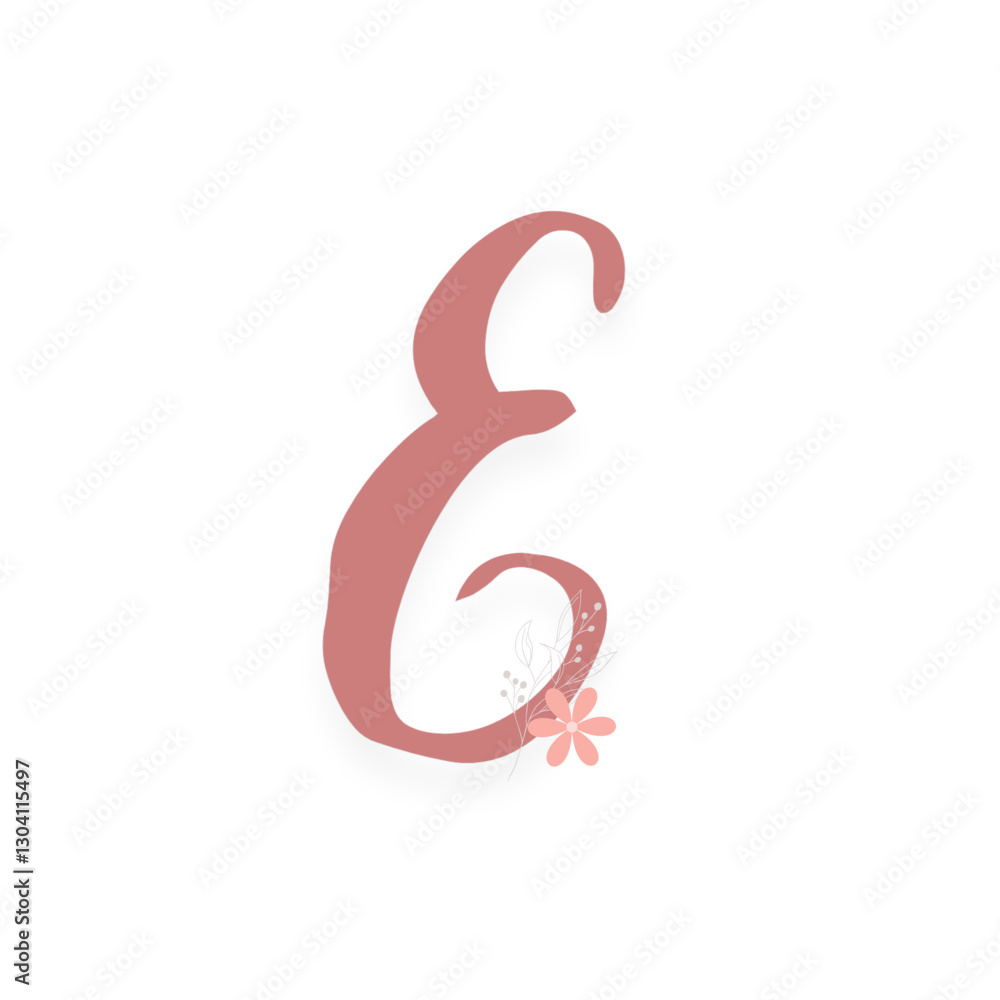 Obraz premium letter vector typography 