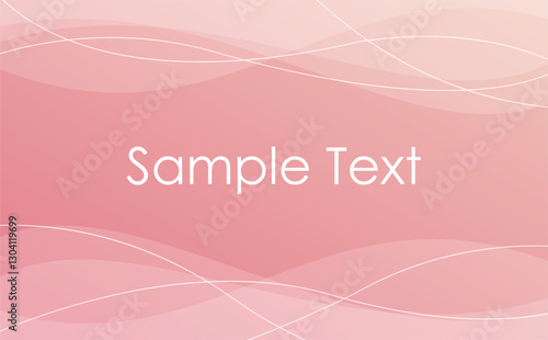 ピンクの抽象的なウェーブの背景素材