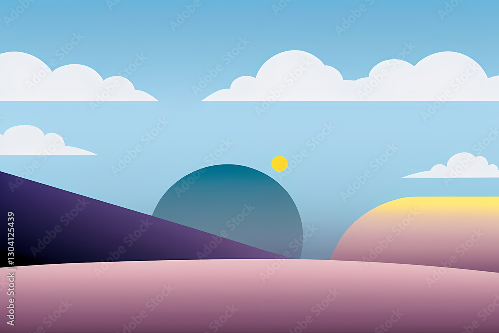Vector landscape Vector landscape