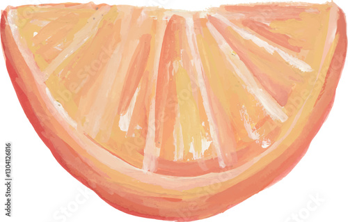 Citrus, lime, orange hand drawn watercolour clipart