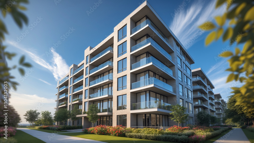 Fototapeta premium Single-Family Home, Townhouse, Condo, Apartment – Find Your Home 
