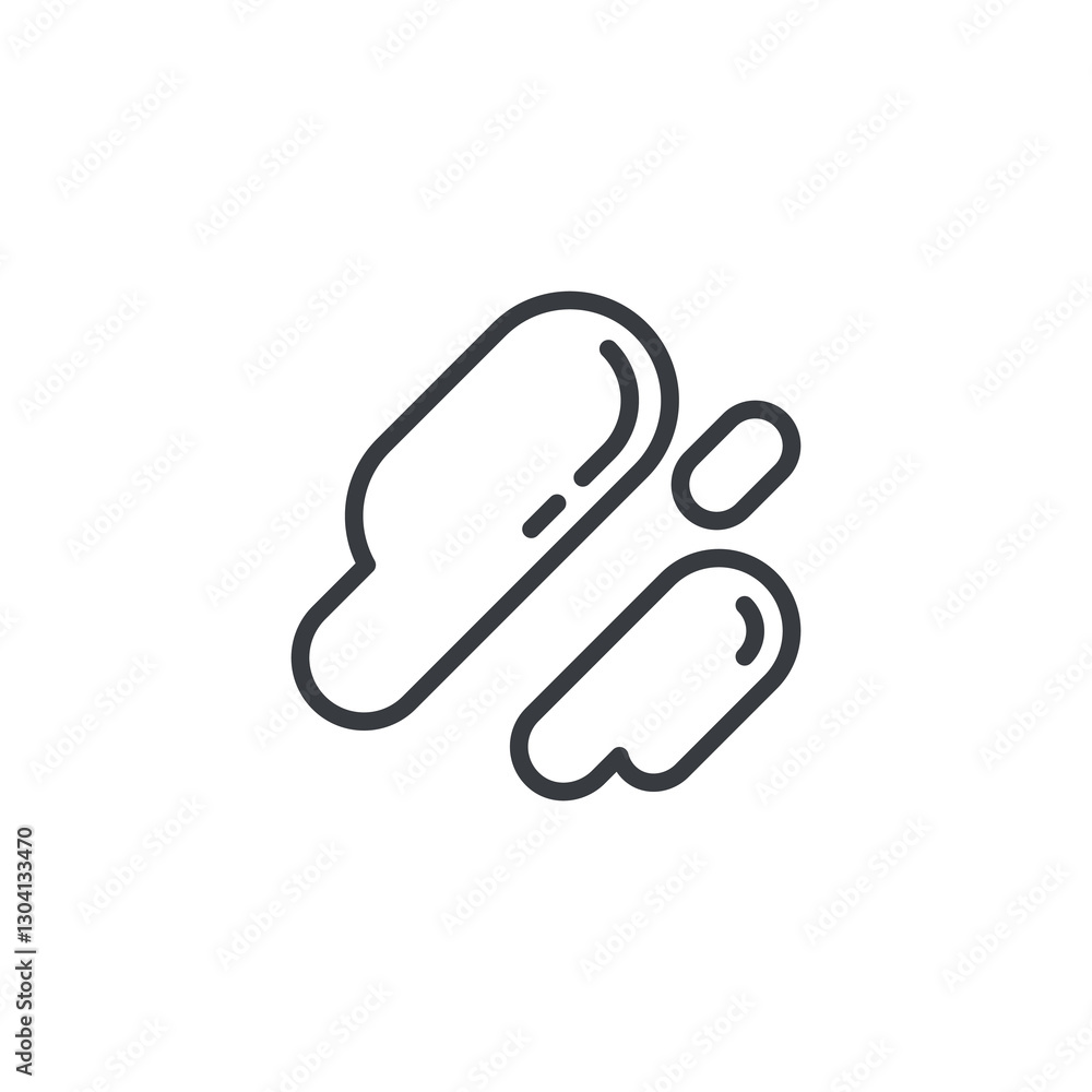 Paint splash line icon Paint splash line icon