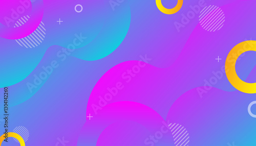 Colorful Abstract Gradient Background Design